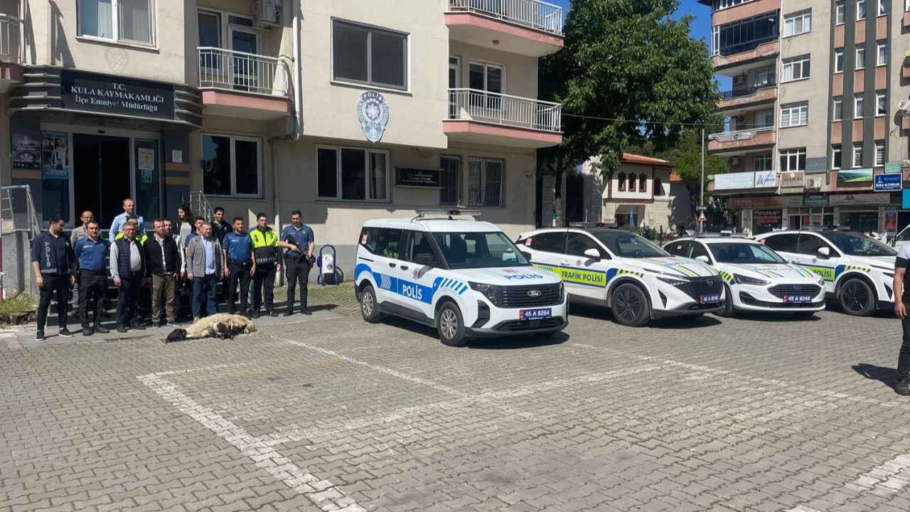 Kula emniyetine 7 yeni araç tahsis edildi