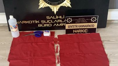 Manisa’da akıl almaz yöntem ifşa oldu: Uyuşturucuyu kâğıda döktüler