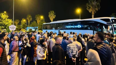 Gazipaşa'da hacı adayları kutsal topraklara uğurlandı