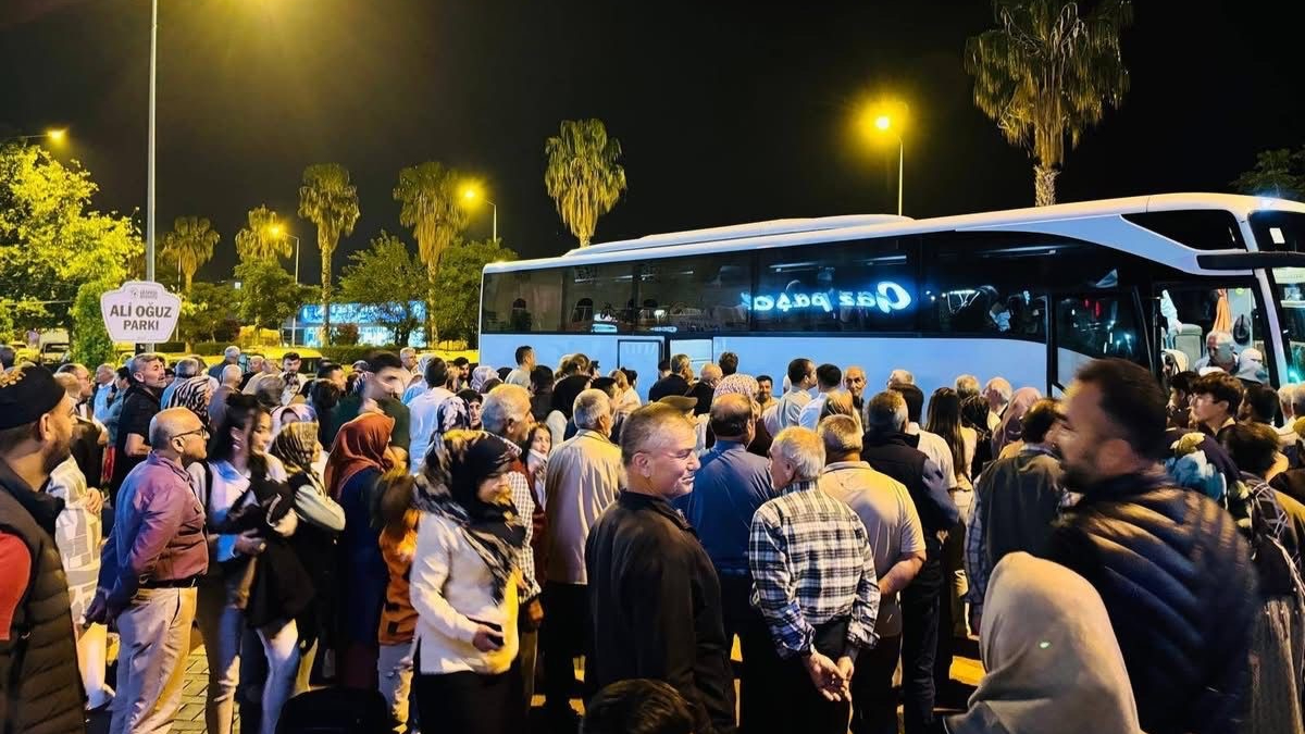 Gazipaşa'da hacı adayları kutsal topraklara uğurlandı
