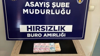 Bingöl'de bankta unutulan telefonu alan şüpheli yakalandı
