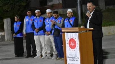 Bilecik'te hacı adayları dualarla uğurlandı