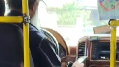 Minibüs şoförünün tehlikeli yolculuğu