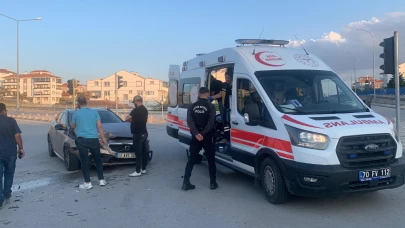 Karaman’da otomobil kazası: 1 yaralı