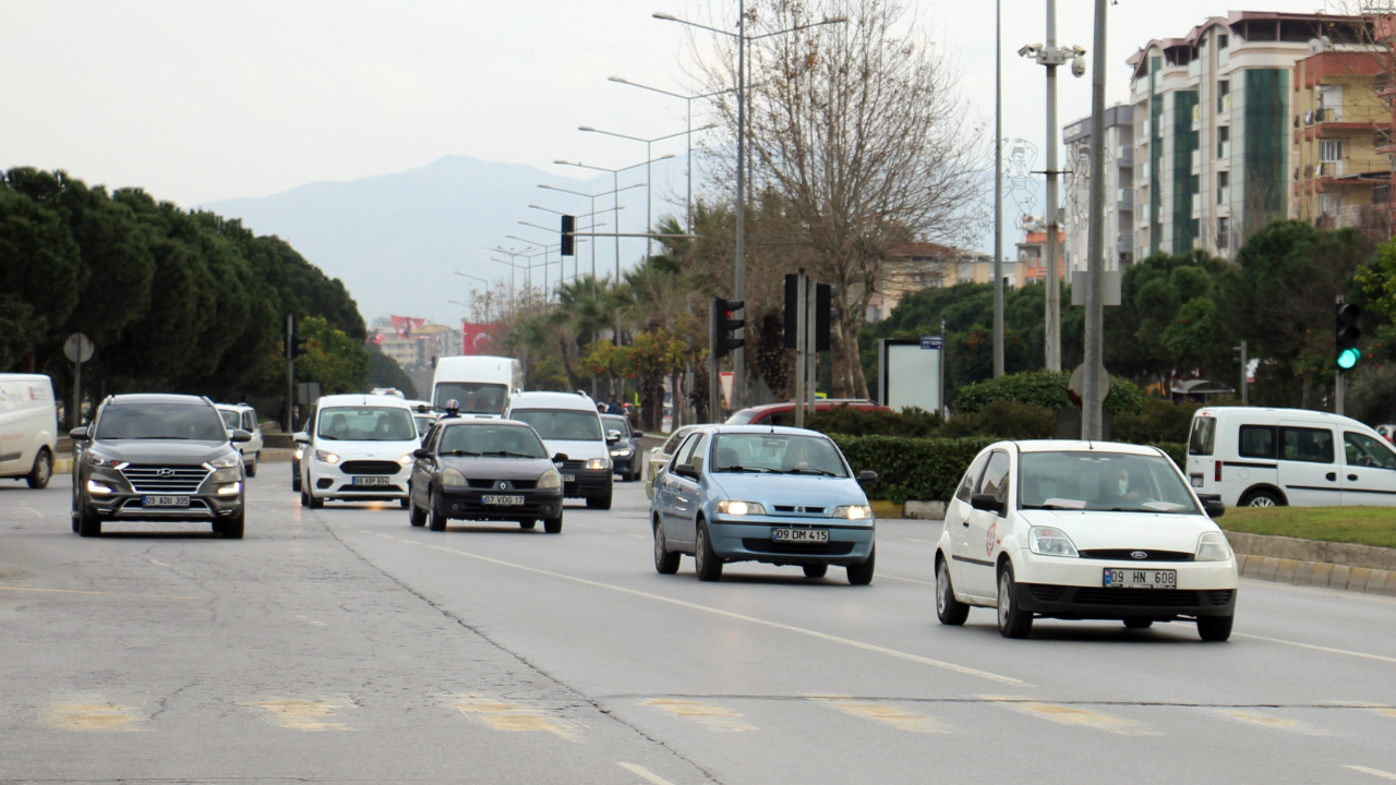 Aydın’da araç sayısı 636 bin oldu