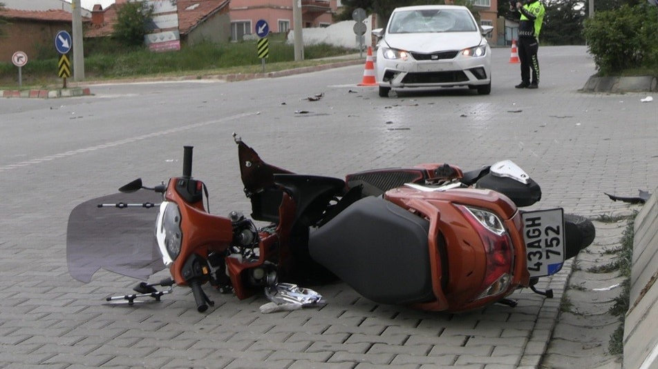 Tavşanlı'da trafik kazası: 1 yaralı