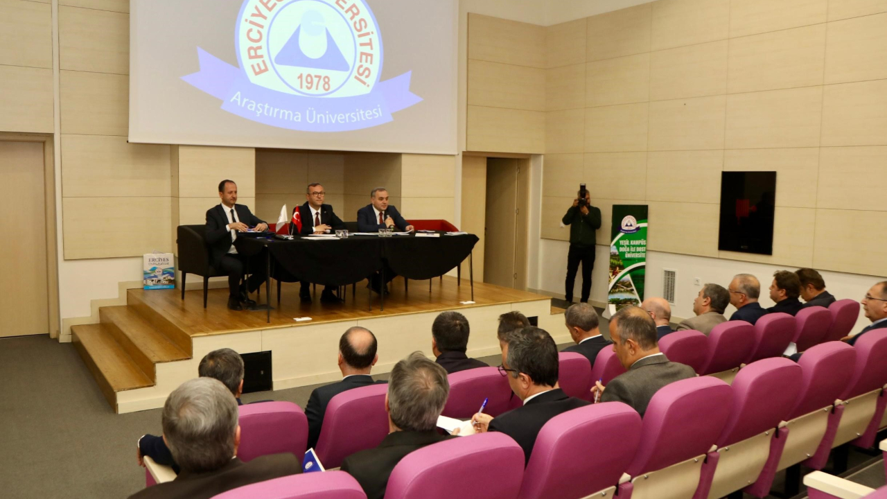 AÜB Üst Kurul Toplantısı ERÜ’de gerçekleştirildi