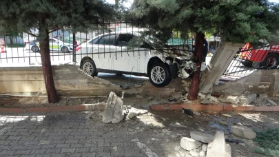 Malatya'da maddi hasarlı trafik kazası