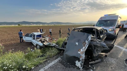 Kahramanmaraş’ta iki otomobil çarpıştı: 6 yaralı