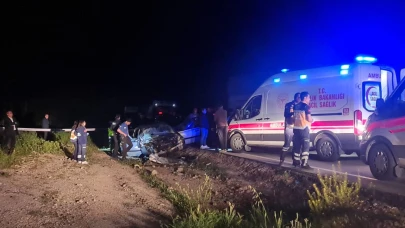 Ankara’da otomobil ile kamyon çarpıştı: 1 ölü, 4 yaralı