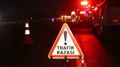 Hurdaya dönen otomobilde acı son!