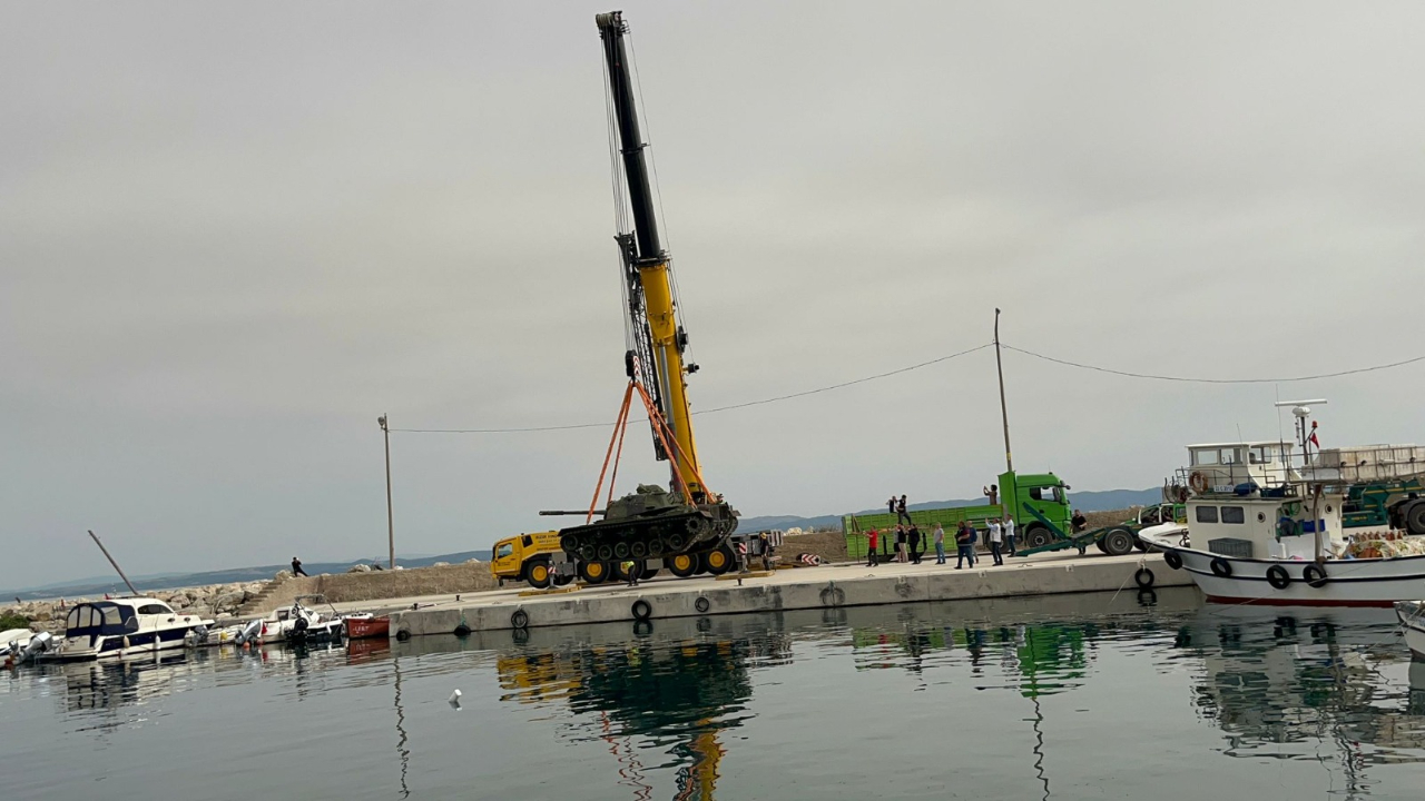 Saros Körfezi’ne tank batırılacak