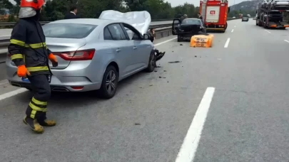 Anadolu Otoyolu’nda zincirleme kaza! 3 yaralı