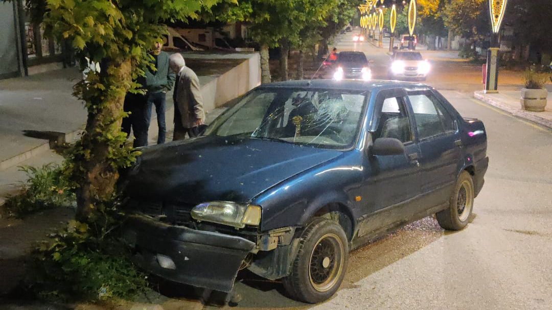 Edirne'de ağaca çarpan otomobilin alkollü sürücüsü yaralandı