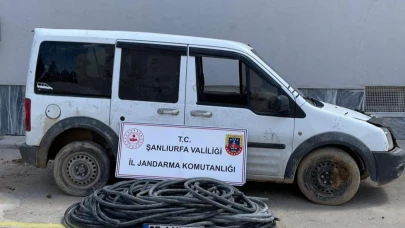 Çalınan 200 metre kablo bulundu