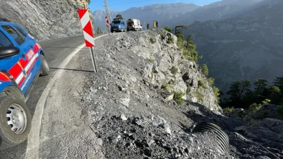 Alanya’da otomobil uçuruma yuvarlandı : 1 ölü