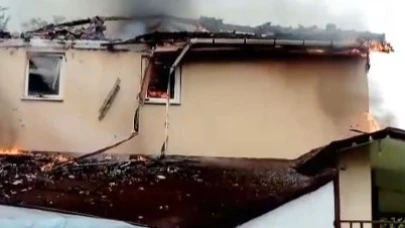 Karabük'te cami yangını