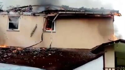 Karabük'te cami yangını