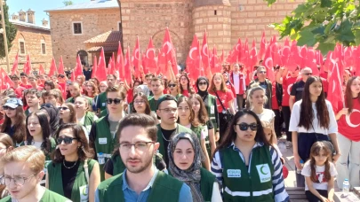 19 Mayıs Bursa'da coşkulu kutlamalara sahne oldu