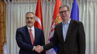 Dışişleri Bakanı Fidan, Sırbistan Cumhurbaşkanı Vucic ile görüştü
