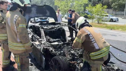 Yanan 20 milyon liralık otomobilin sürücüsü ortaya çıktı!