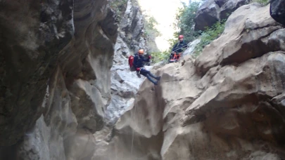 Isparta'da Kanyon'da suya düşen üniversite öğrencisi kayboldu