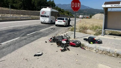 Muğla'da motosiklet ile otomobil çarpıştı! 1 ölü