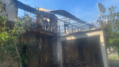 Uşak'ta evde çıkan yangında yaşlı adam hayatını kaybetti