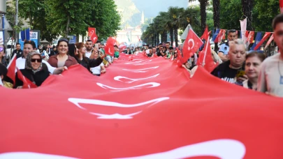 Osmangazi’de binlerce kişilik 19 Mayıs korteji