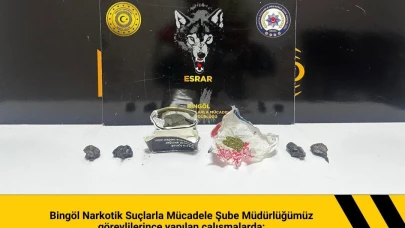Bingöl’de uyuşturucu operasyonu