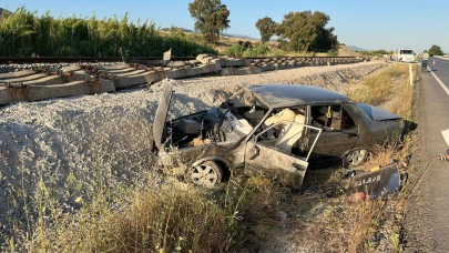 Otomobil takla attı, sürücü yaralandı