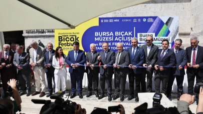 Bursa Bıçak Müzesi Balibey Han’da törenle açıldı