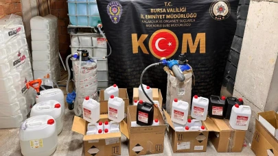 Bursa'da kaçak alkol ve tütün operasyonu! Milyonlarca ele geçirildi