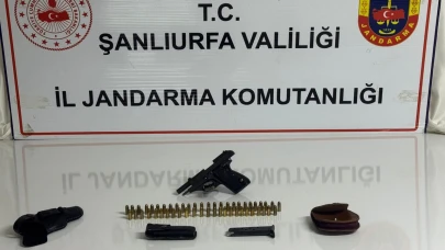 Şanlıurfa'da ruhsatsız silah operasyonu