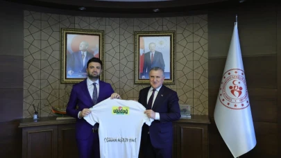 Enes Çelik'ten Gençlik ve Spor Bakanı'na teşekkür ziyareti