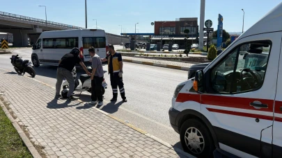 Bandırma’da motosiklet kazası: 1 yaralı