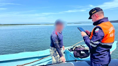 Uluabat Gölü'nde usulsüz avcılara 67 bin lira ceza