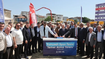 Yunuseli Mahallesi’nde spor tesisinin temeli atıldı