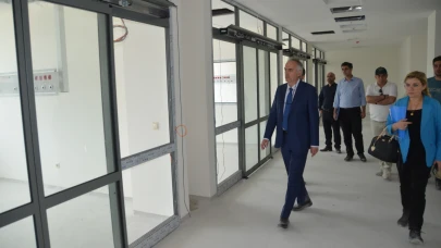 Bursa İl Sağlık Müdürü Çetin Ali Osman Sönmez Devlet Hastanesinde inceleme yaptı