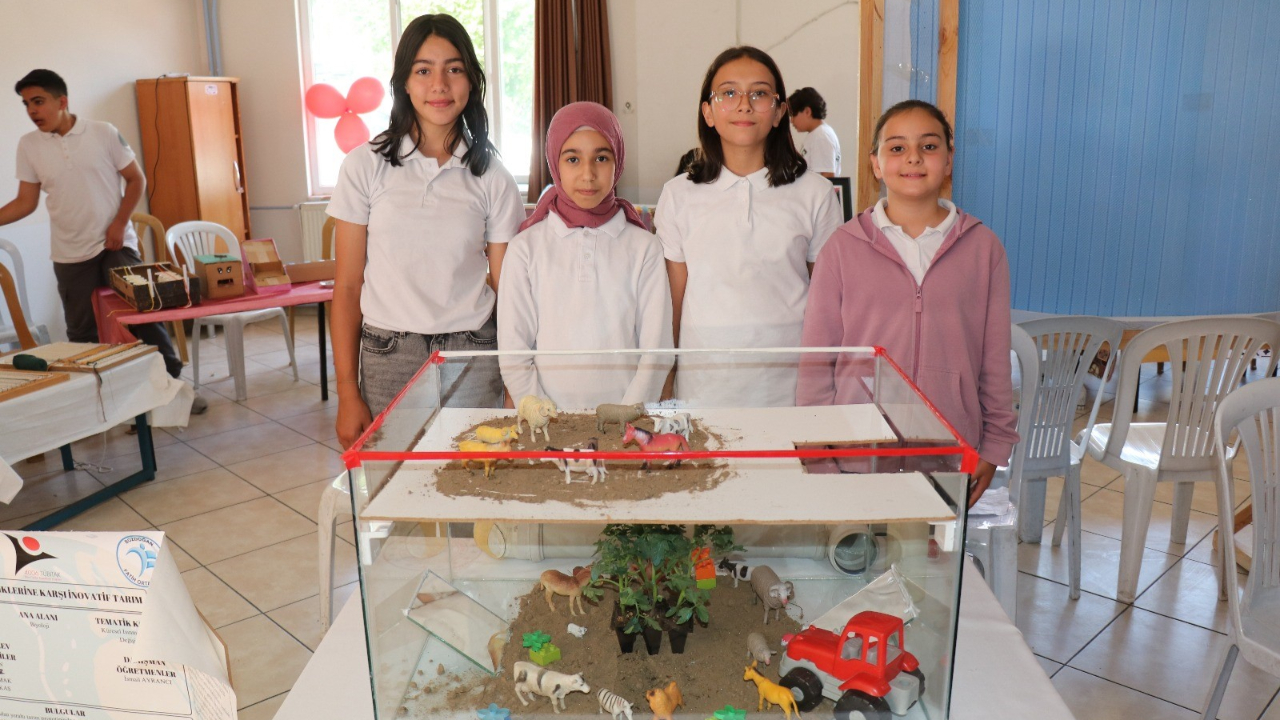 Bozdoğanda öğrenciler projelerini sergiledi