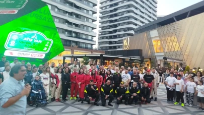 49. Yeşil Bursa Rallisi Downtown'da yapılan seremonik startla başladı