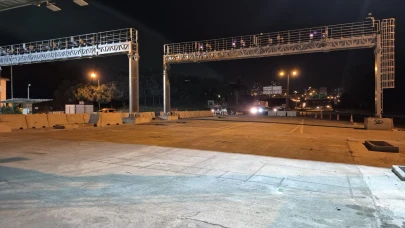 Avcılar gişeleri çalışma nedeniyle araç trafiğine kapatıldı