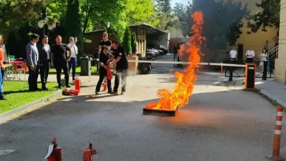 Eskişehir Valiliği personeline yangın farkındalık eğitimi