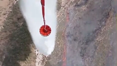 Foça’daki ziraat arazisinde yangın çıktı