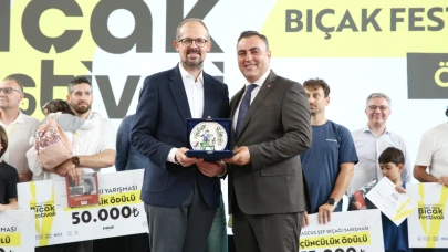 Bıçağın ustaları ödüllendirildi