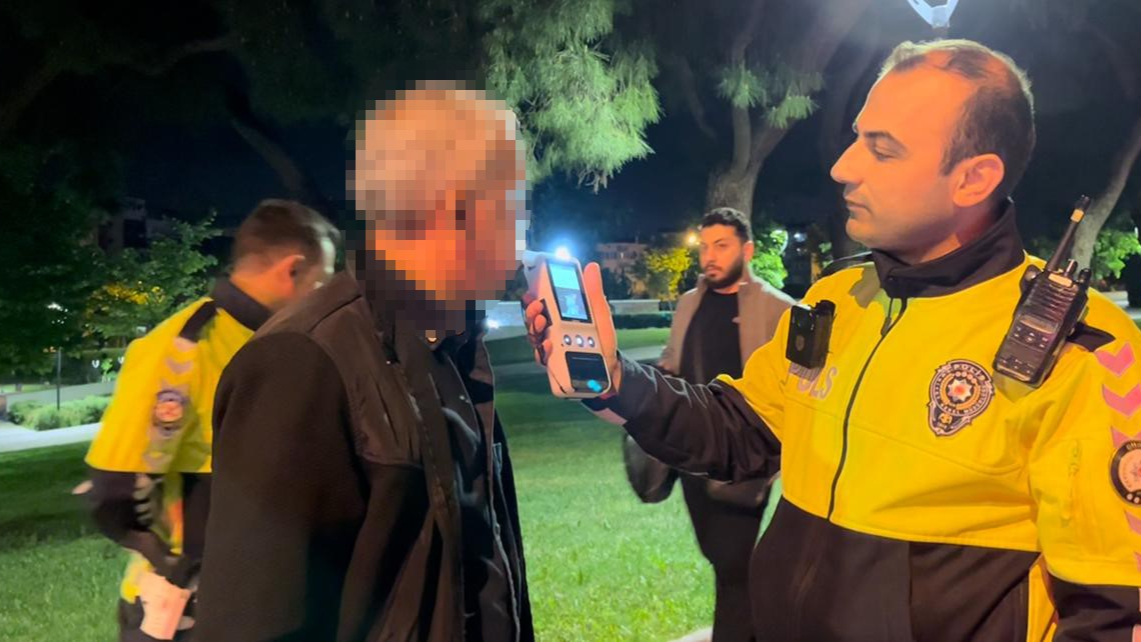 Uygulamayı görünce yaya kaçmayı denedi! Yine yakalandı