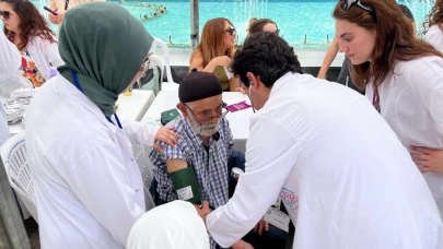 ‘Sağlık Sokağı’nda vatandaşa ücretsiz sağlık hizmeti