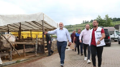 Canik'te kurbanlıklar görücüye çıktı