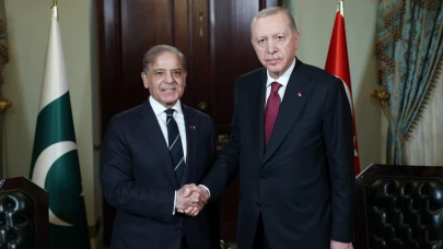 Cumhurbaşkanı Erdoğan, Pakistan Başbakanı Şahbaz Şerif’i kabul etti