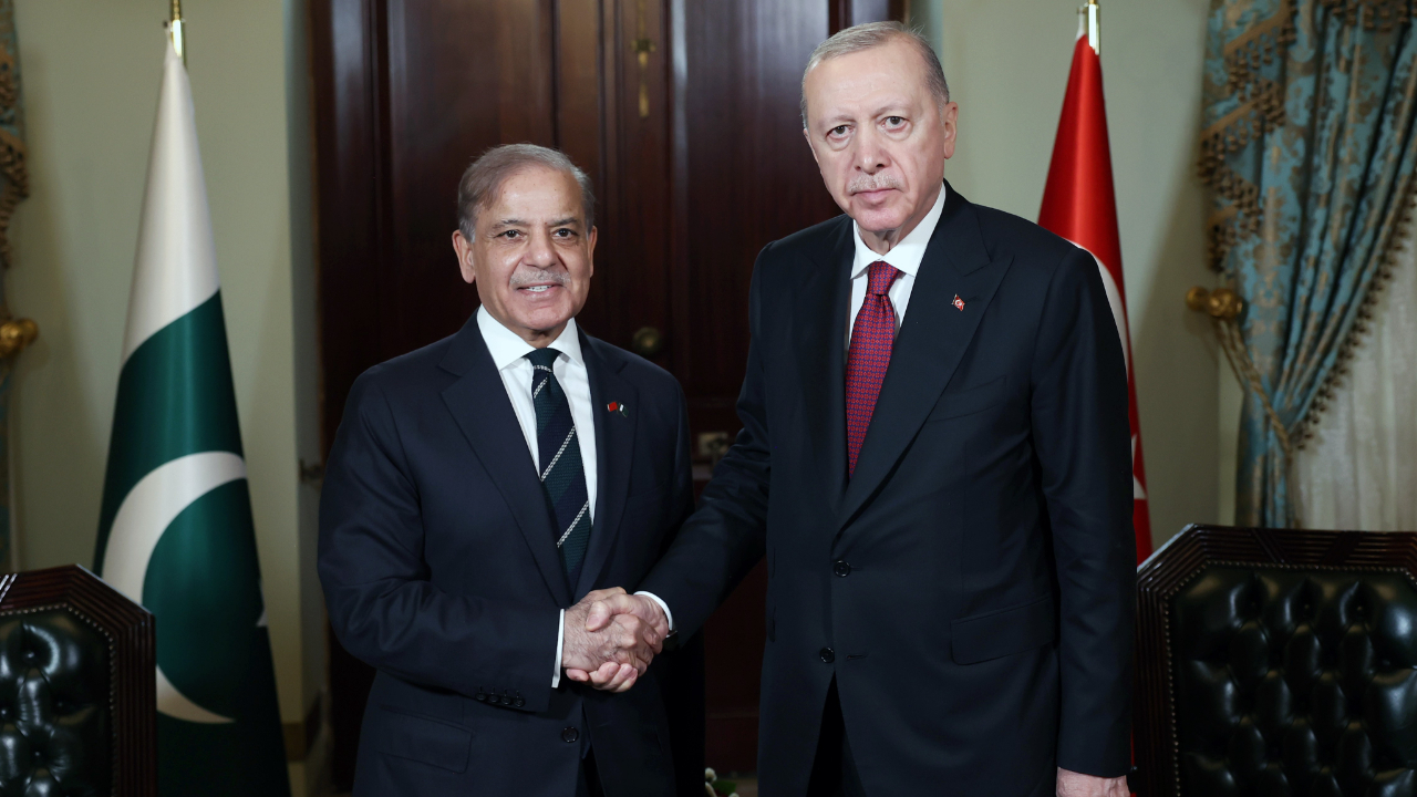 Cumhurbaşkanı Erdoğan, Pakistan Başbakanı Şahbaz Şerif’i kabul etti